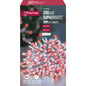Premier 200 LED Multi Action Supabrights With Timer - Red & White/Clear Cable