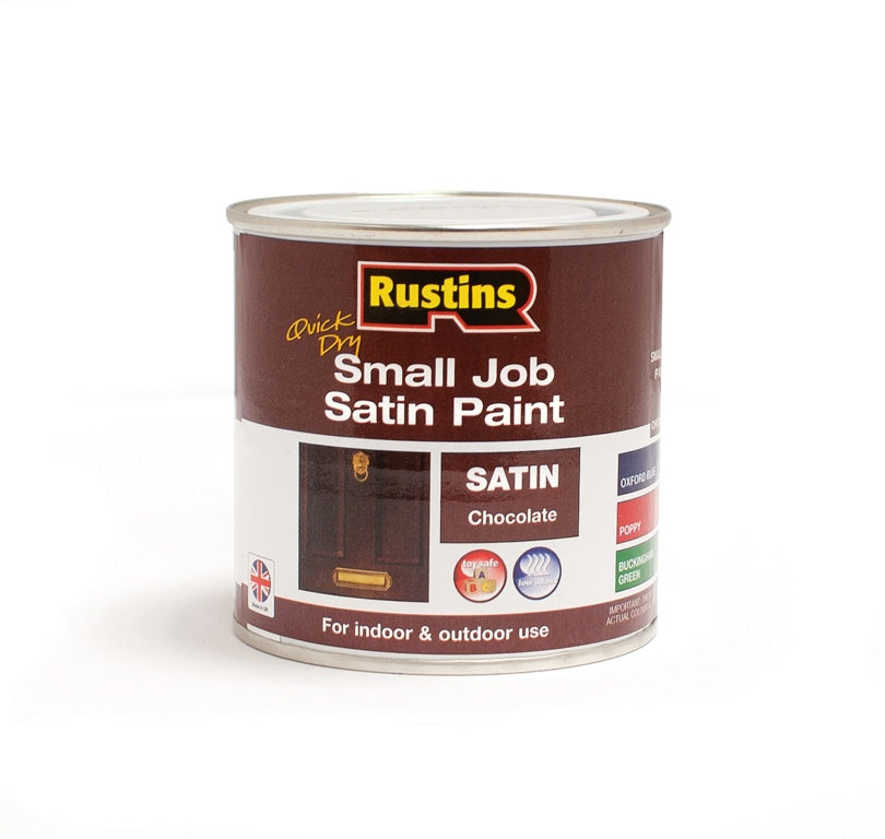 Quick Dry Small Job Satin - Chocolate