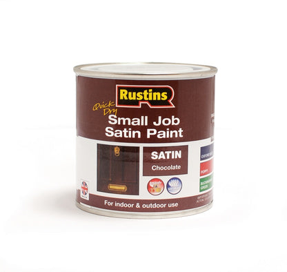 Quick Dry Small Job Satin - Chocolate