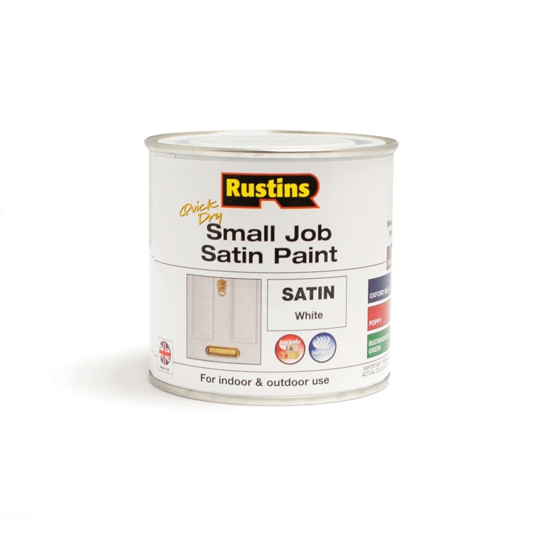 Quick Dry Small Job Satin - White
