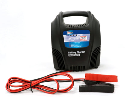 Streetwize Compact Battery Charger 6A 12V – Portable Vehicle Battery Charger