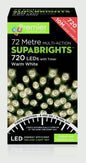 Premier 720 LED Multi Action Supabrights With Timer - Warm White/Green