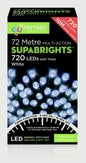 Premier 720 LED Multi Action Supabrights With Timer - White/Green Cable