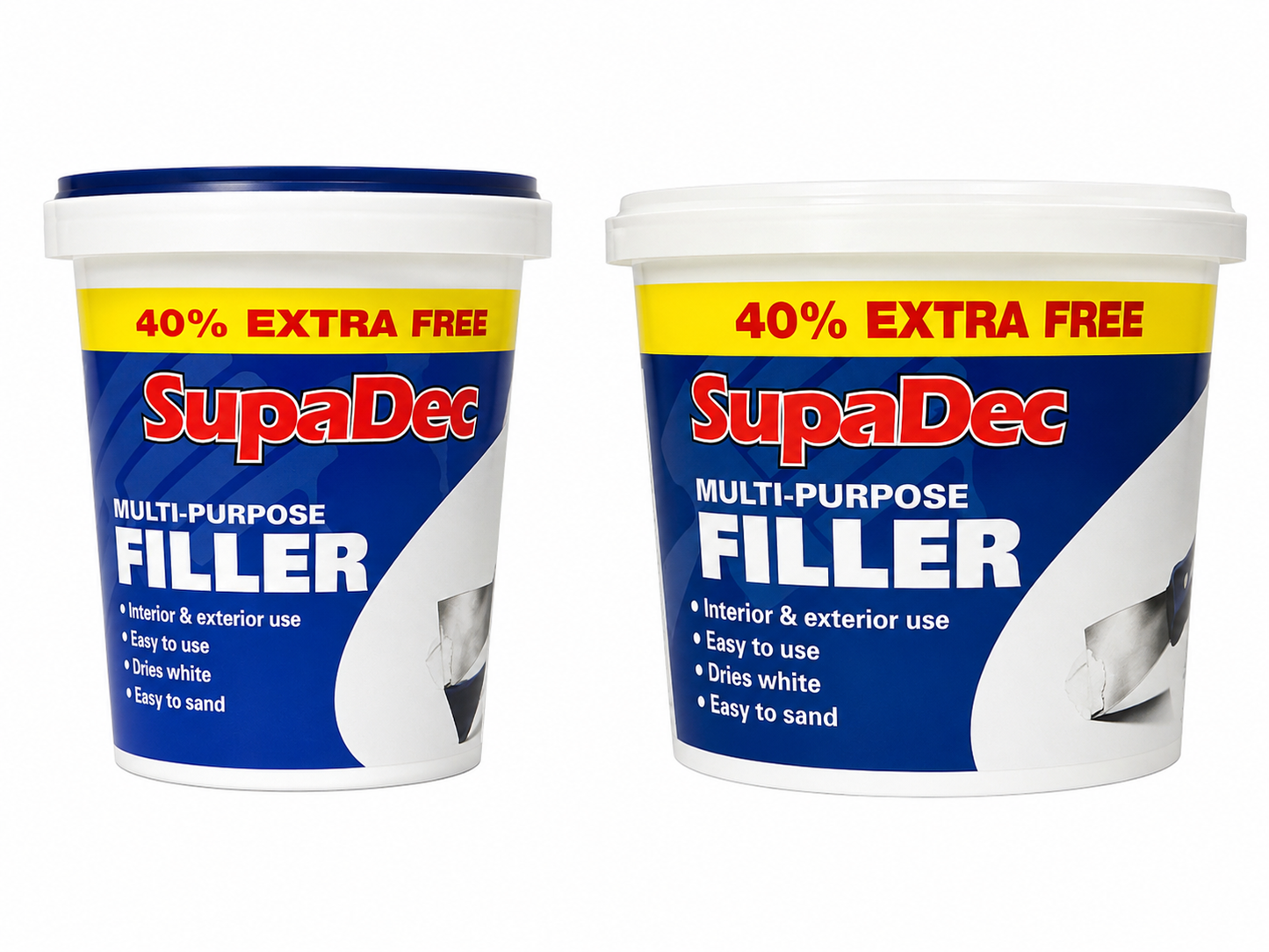 SupaDec Multi Purpose Ready Mixed Filler – 600g & 1kg (40% Extra Free)