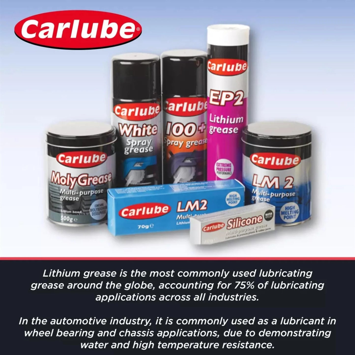Carlube LM2 Lithium Multi-Purpose Grease 70g