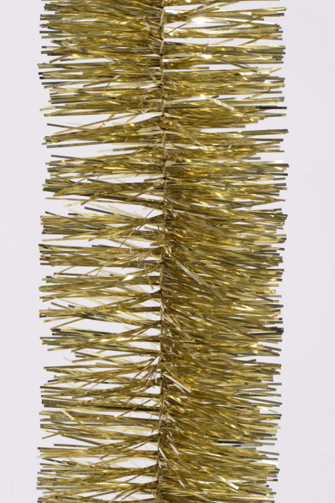 Kaemingk Tinsel Garland Light Gold - 270cm