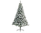 Kaemingk Snowy Imperial Hinged Pine Tree - 240cm