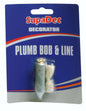 SupaDec Decorator Plumb Bob & Line – Wallpaper Hanging Alignment Tool