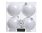 Kaemingk Shatterproof Plain Baubles - 10cm Warm White