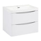 Ocata Gloss White Wall Hung Drawer Basin Unit