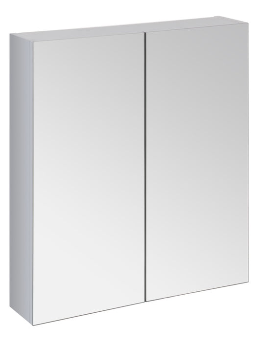 Avalon Wall Hung 2 Door Grey Mirror Cabinet