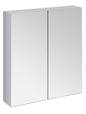 Avalon Wall Hung 2 Door Grey Mirror Cabinet