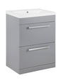 Avalon 2 Drawer Grey Basin Unit