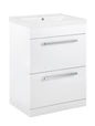 Avalon 2 Drawer Gloss White Basin Unit