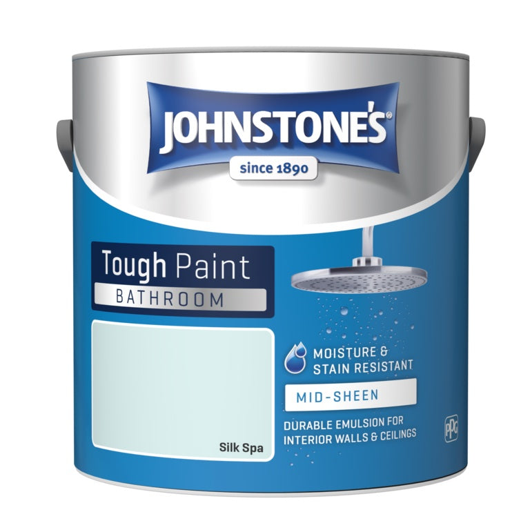 Johnstone's Bathroom Midsheen Tough Paint 2.5L