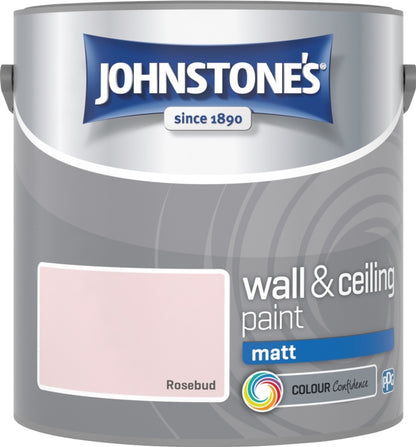 Johnstone’s Wall & Ceiling Matt Emulsion Paint 2.5L – Interior Matt Paint – Multiple Colours
