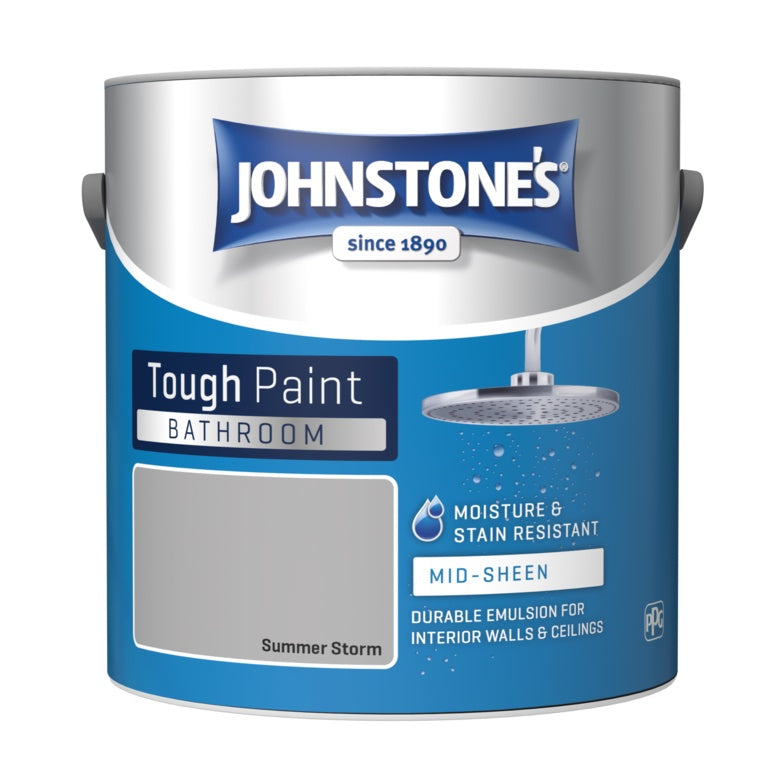 Johnstone's Bathroom Midsheen Tough Paint 2.5L