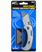 Quick Change Folding Lock Utility Knife + 5 SK5 Blades