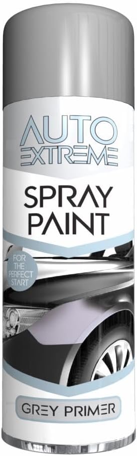 Auto Extreme Grey Primer Spray Paint 250ml – Fast Dry Automotive &amp; Multi-Surface Aerosol