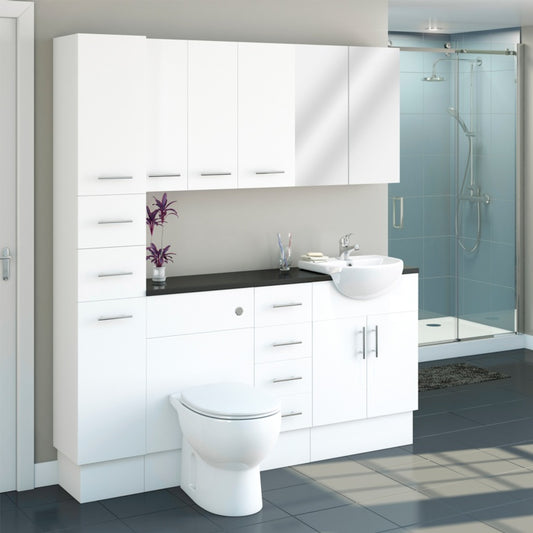 Rydal Modular Gloss White Plinth