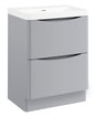 Ocata Grey Floor Standing Vanity Unit