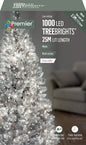 Premier 1000 LED Multi Action Treebrights With Timer - White/Clear Cable