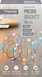 Premier Multi Action Battery Operated Microbrights - 50 LED Rainbow