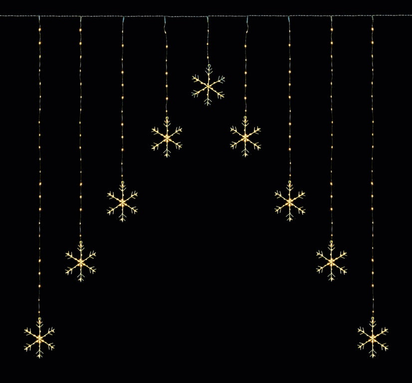 Premier Pinwire Snowflake V Curtain - 1.2 x 1.2m