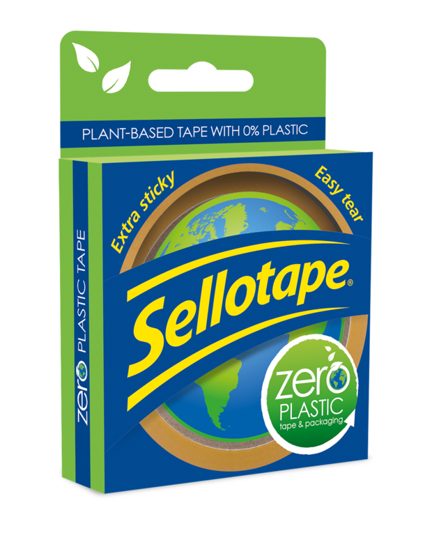 Sellotape Zero Plastic Tape - 24mm x 30m