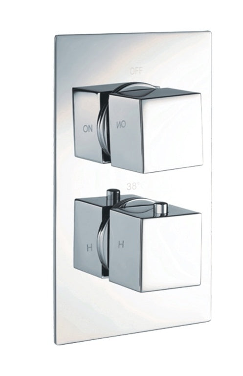 Dual Square Shower Valve