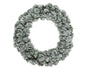Kaemingk Imperial Snowy Wreath – Snow-Frosted Green Foliage 2 Sizes
