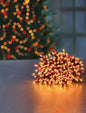 Premier 200 LED Multi Action Supabrights With Timer - Red/Vintage Gold