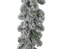 Kaemingk Imperial Snowy Garland - 20cm Light Green