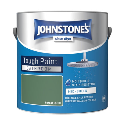 Johnstone's Bathroom Midsheen Tough Paint 2.5L