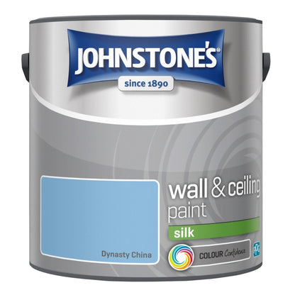 Johnstone’s Wall & Ceiling Silk Emulsion Paint 2.5L – Interior Silk Paint – Multiple Colours