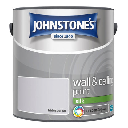 Johnstone’s Wall & Ceiling Silk Emulsion Paint 2.5L – Interior Silk Paint – Multiple Colours