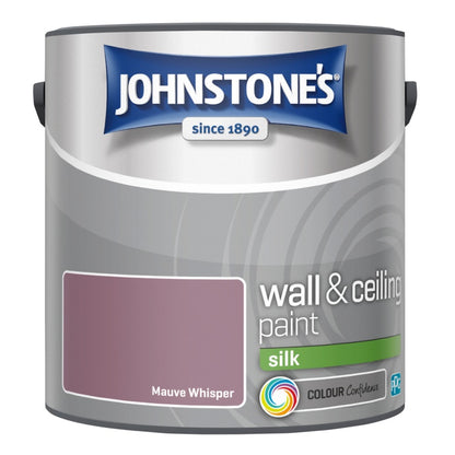 Johnstone’s Wall & Ceiling Silk Emulsion Paint 2.5L – Interior Silk Paint – Multiple Colours