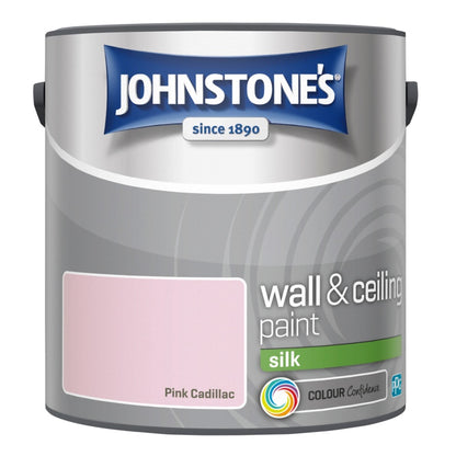 Johnstone’s Wall & Ceiling Silk Emulsion Paint 2.5L – Interior Silk Paint – Multiple Colours