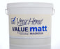 Your Home Value Matt Emulsion Paint Magnolia 5L – Interior Walls &amp; Ceilings