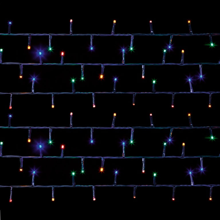 Premier 5000 LED Multi Action Treebrights With Timer - Multi Coloured /Green Cable