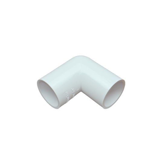 Overflow Knuckle 90° Bend White Pack 10