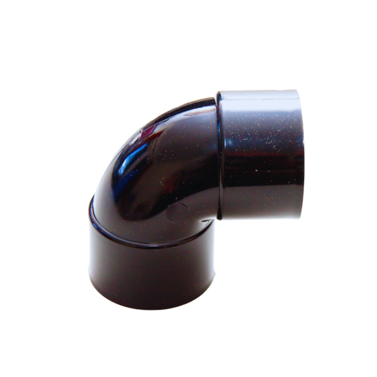 Solvent Weld Knuckle 90° Bend Black