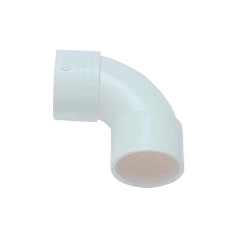 Solvent Weld Swept Bend 92.5° White