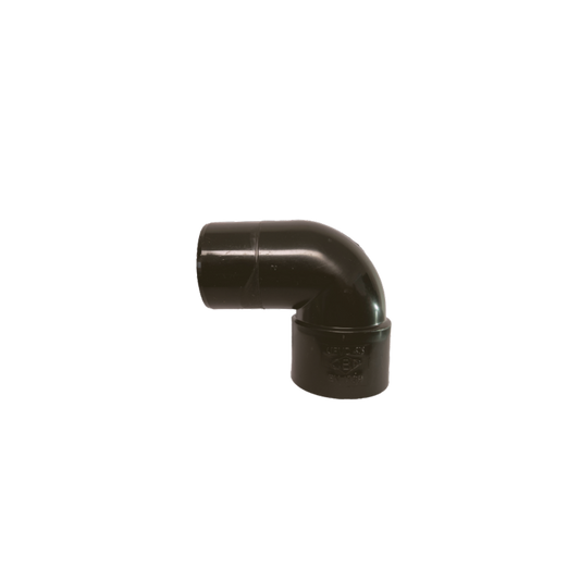 Solvent Weld Swivel 92.5° Bend Black