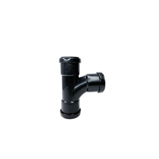 Push Fit Swept Tee 91.25° Black