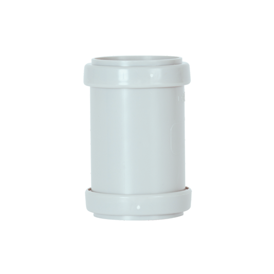 Push Fit Straight Coupling White