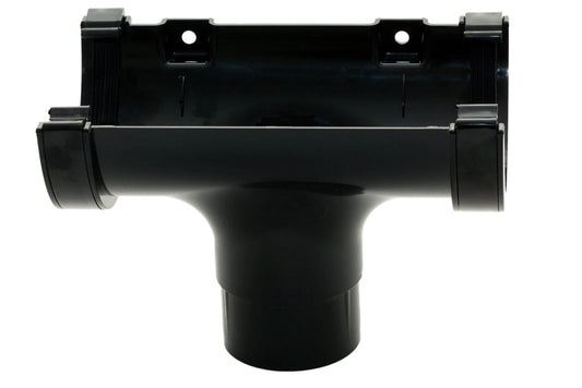 Mini Flow Gutter Run Outlet Black