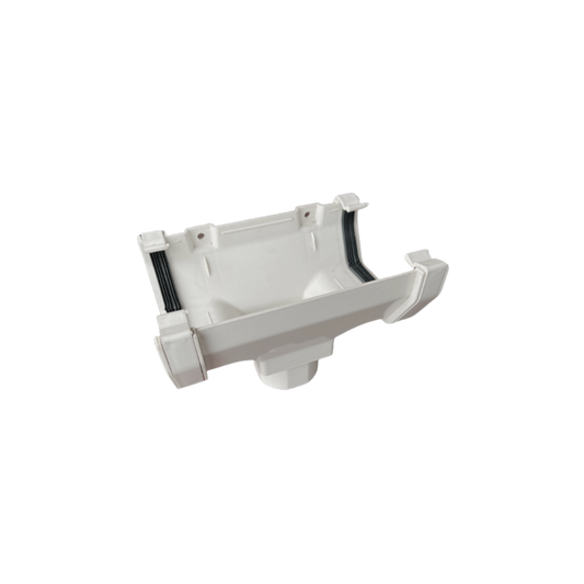 Rainwater Square Running Outlet White
