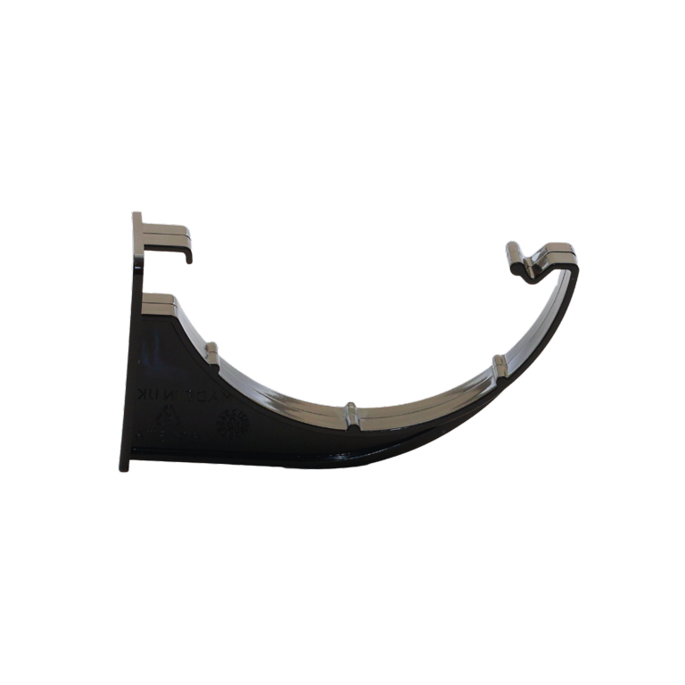 Rainwater Round Fascia Bracket Black