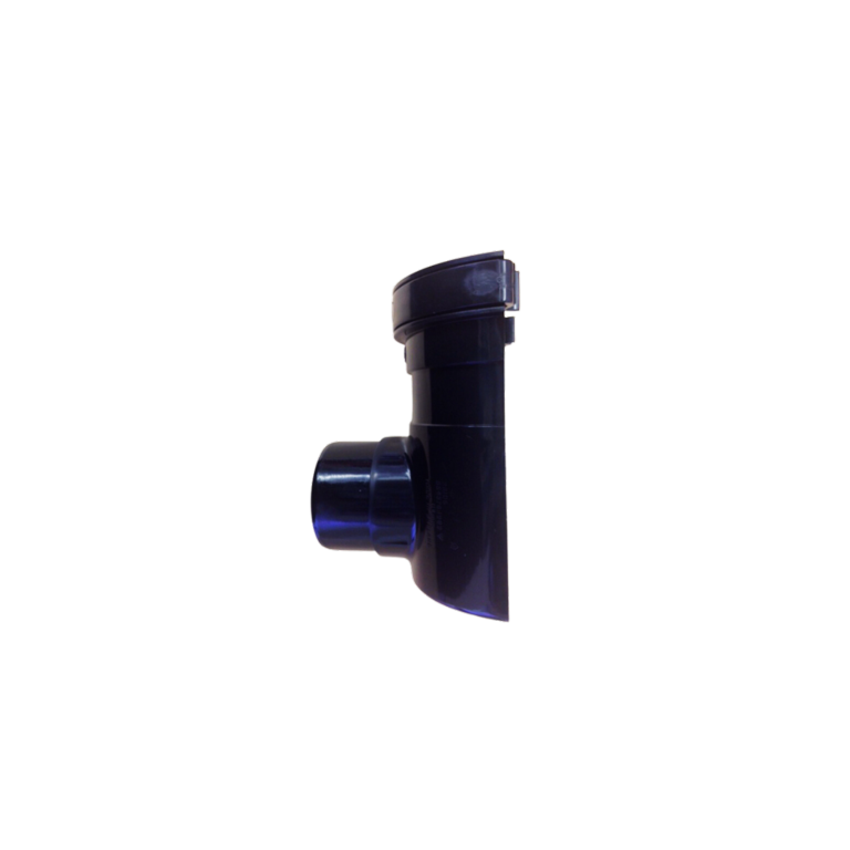 Rainwater Round Stop End Outlet Black